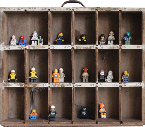 Lego mini figures Collection display