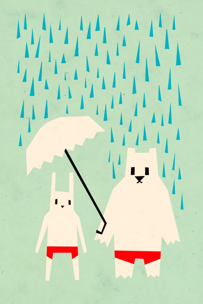 Under your umbrella by Yetiland BelivinDesign