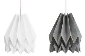 Origami lampshades