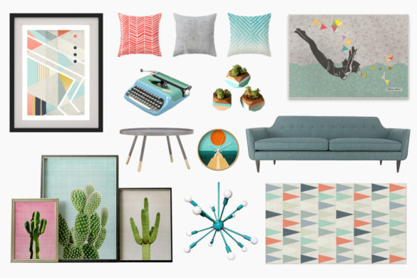 Retro Inspired Living Room