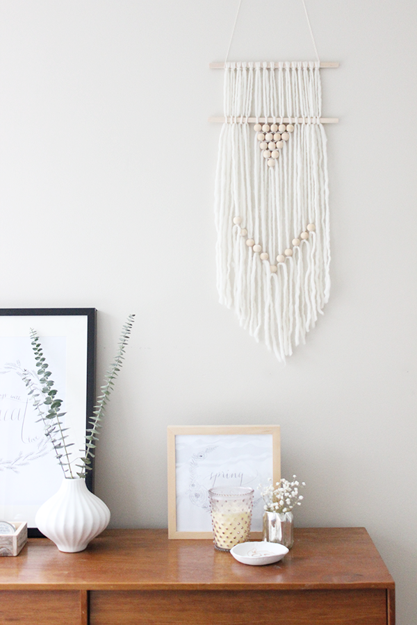 DIY Boho-Style Wall Hanging by ohthesweetthings