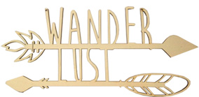 Wander Lust Wall Sign