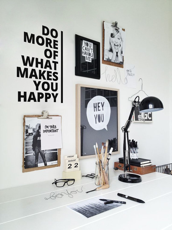 Do more of what makes you happy, wall decal