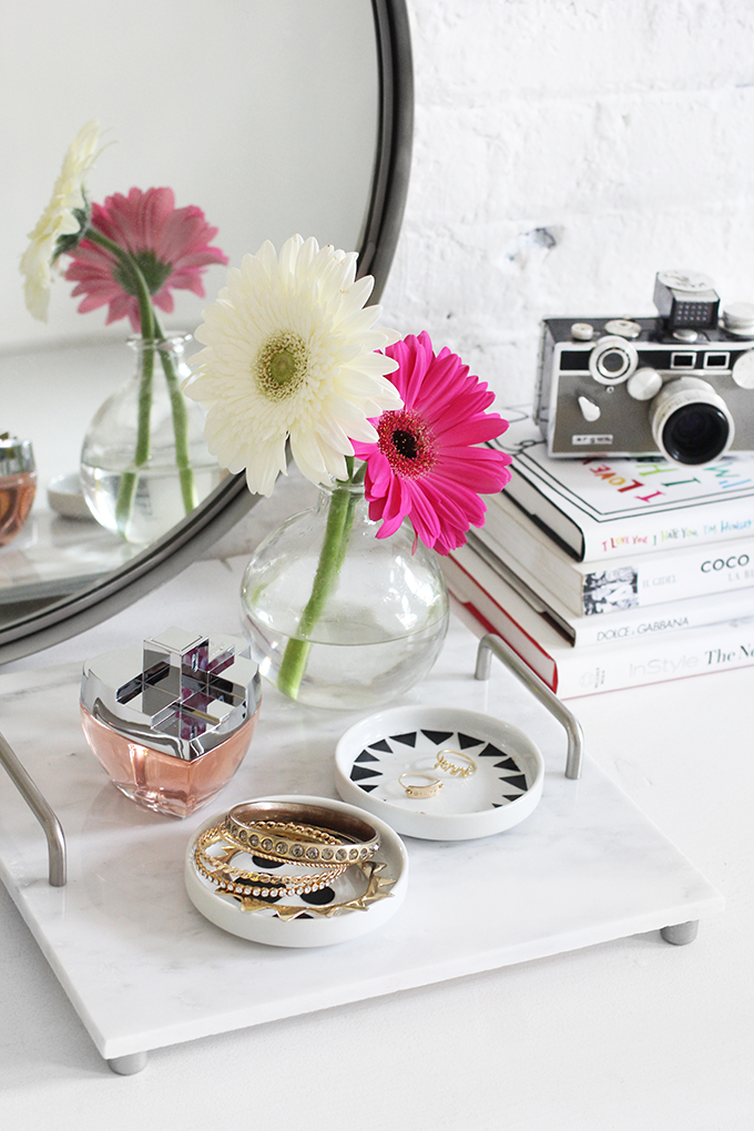 DIY marble tray