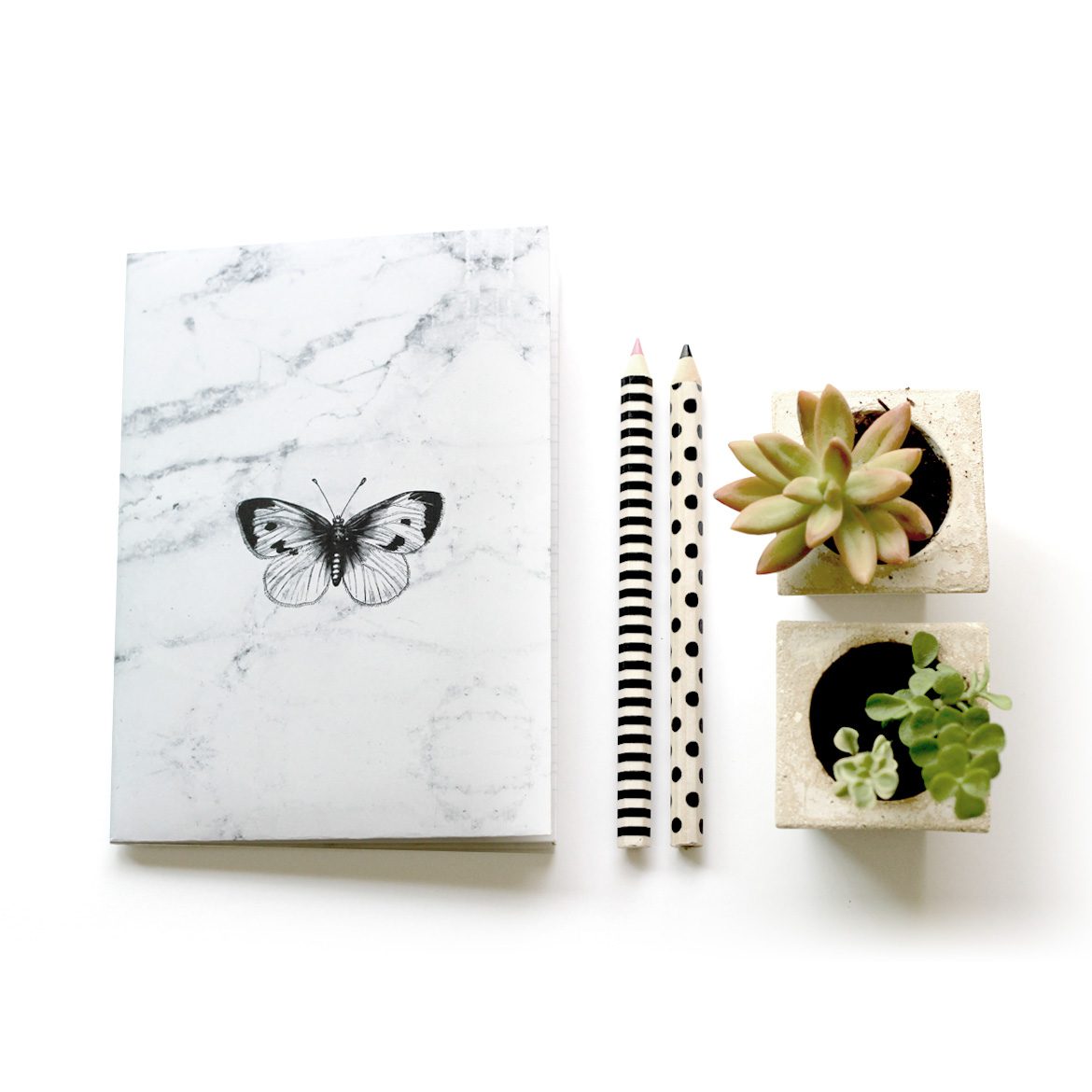 Marble Style Notebook Cover