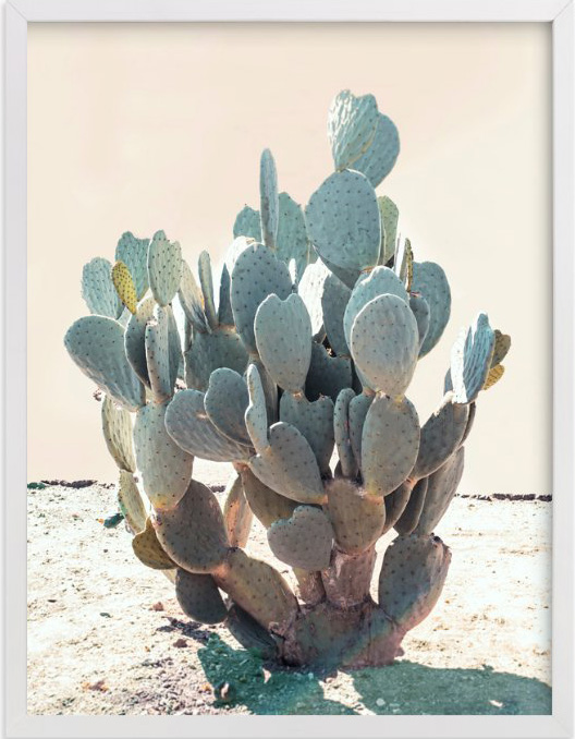 Blue Cactus art print