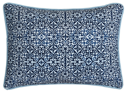 Blue Throw Pillow